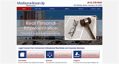 Desktop Screenshot of madisonrosan.com